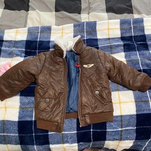 boys faux leather jacket